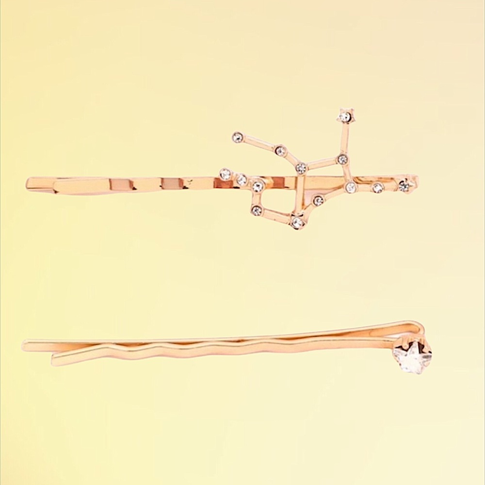 VIRGO — Zodiac Hair Pin